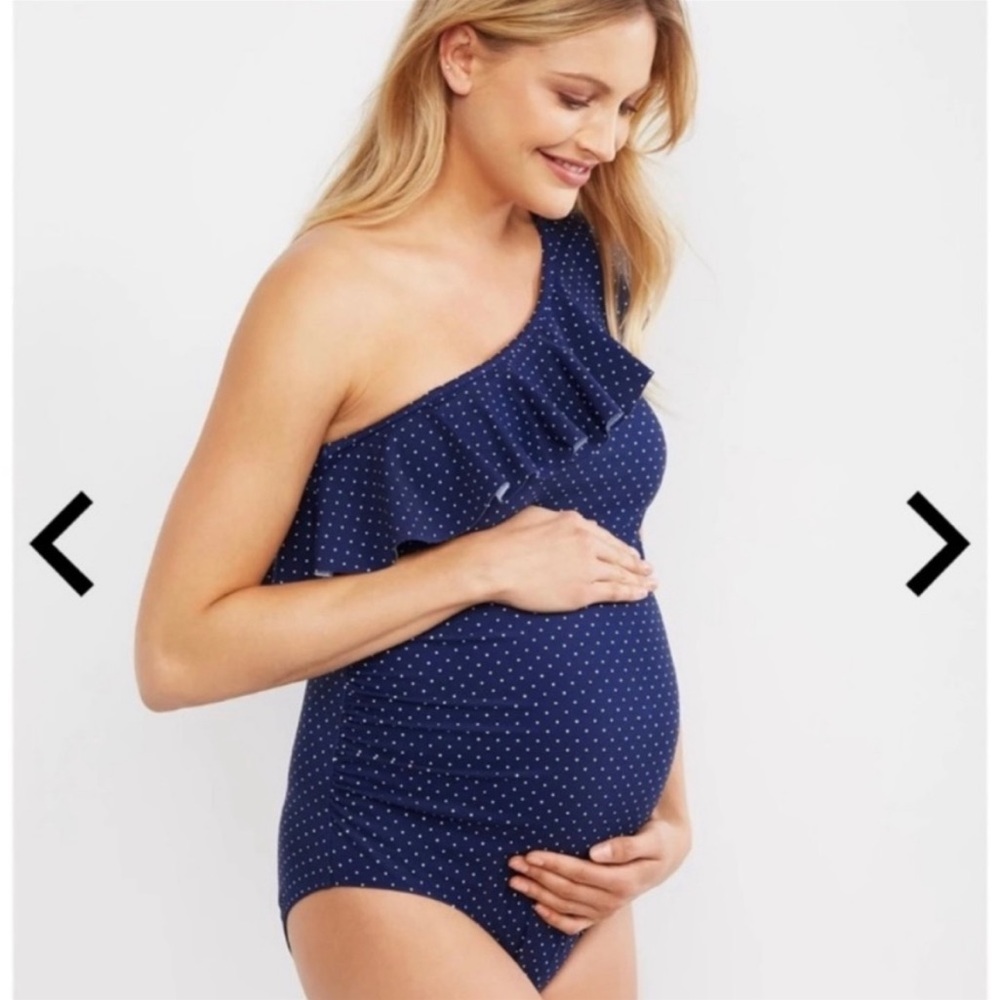 Maternity one piece swimsuit size small